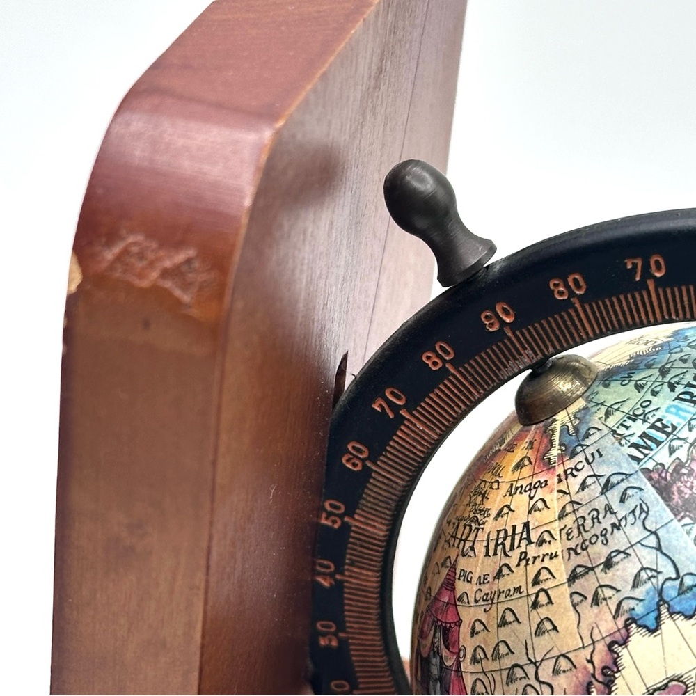 Pair of vintage globe bookends - Picture 5 of 9